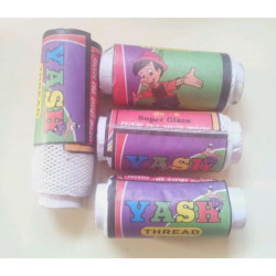 4 Cops Indian White Cotton Thread Rolls