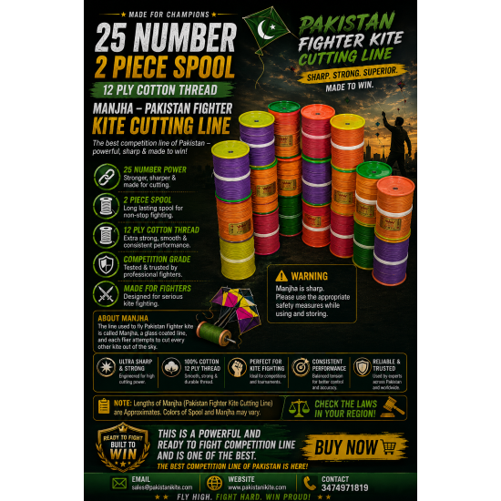 25 number  2Piece Spool 